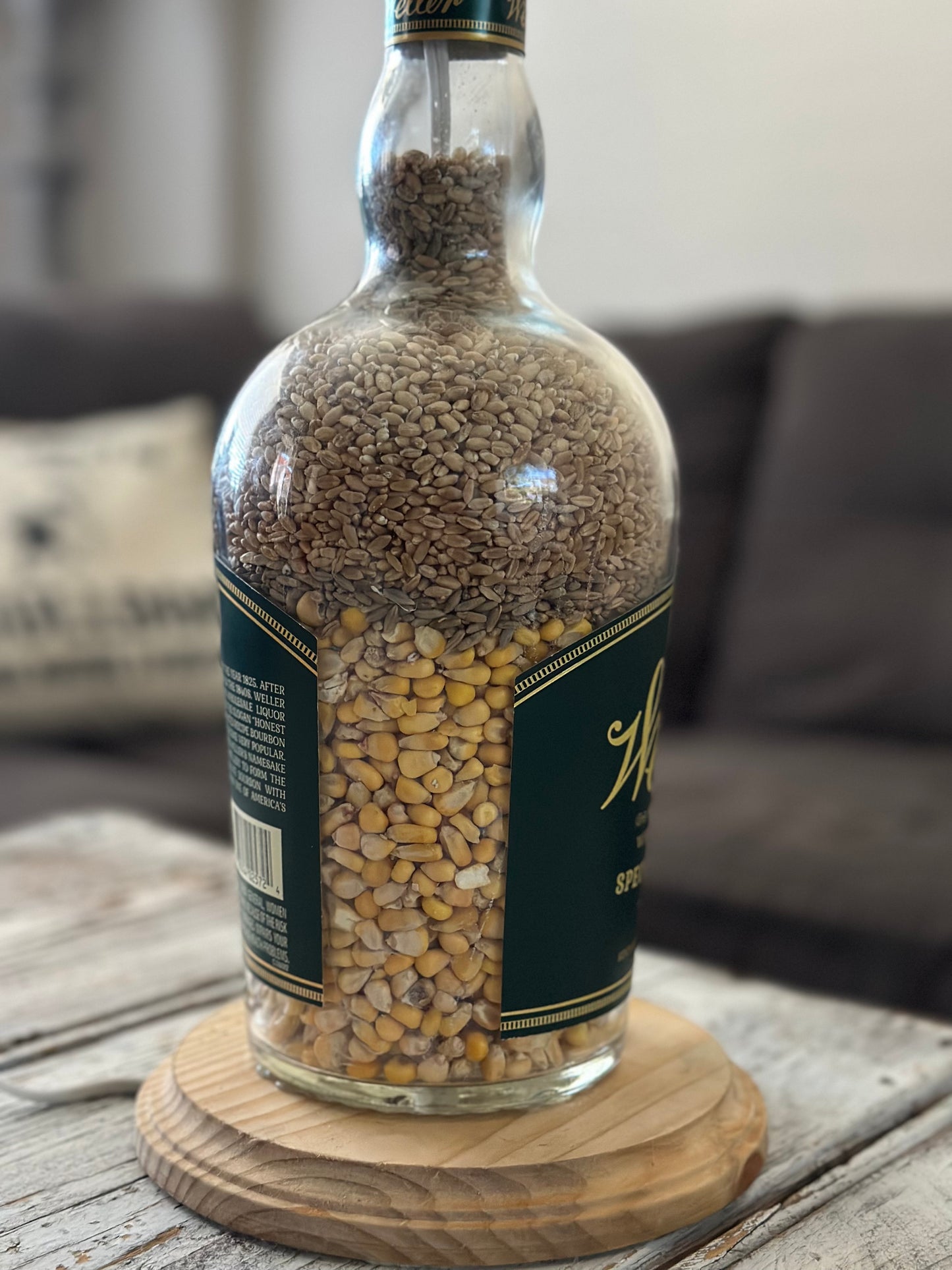 Custom Bourbon Bottle Lamp