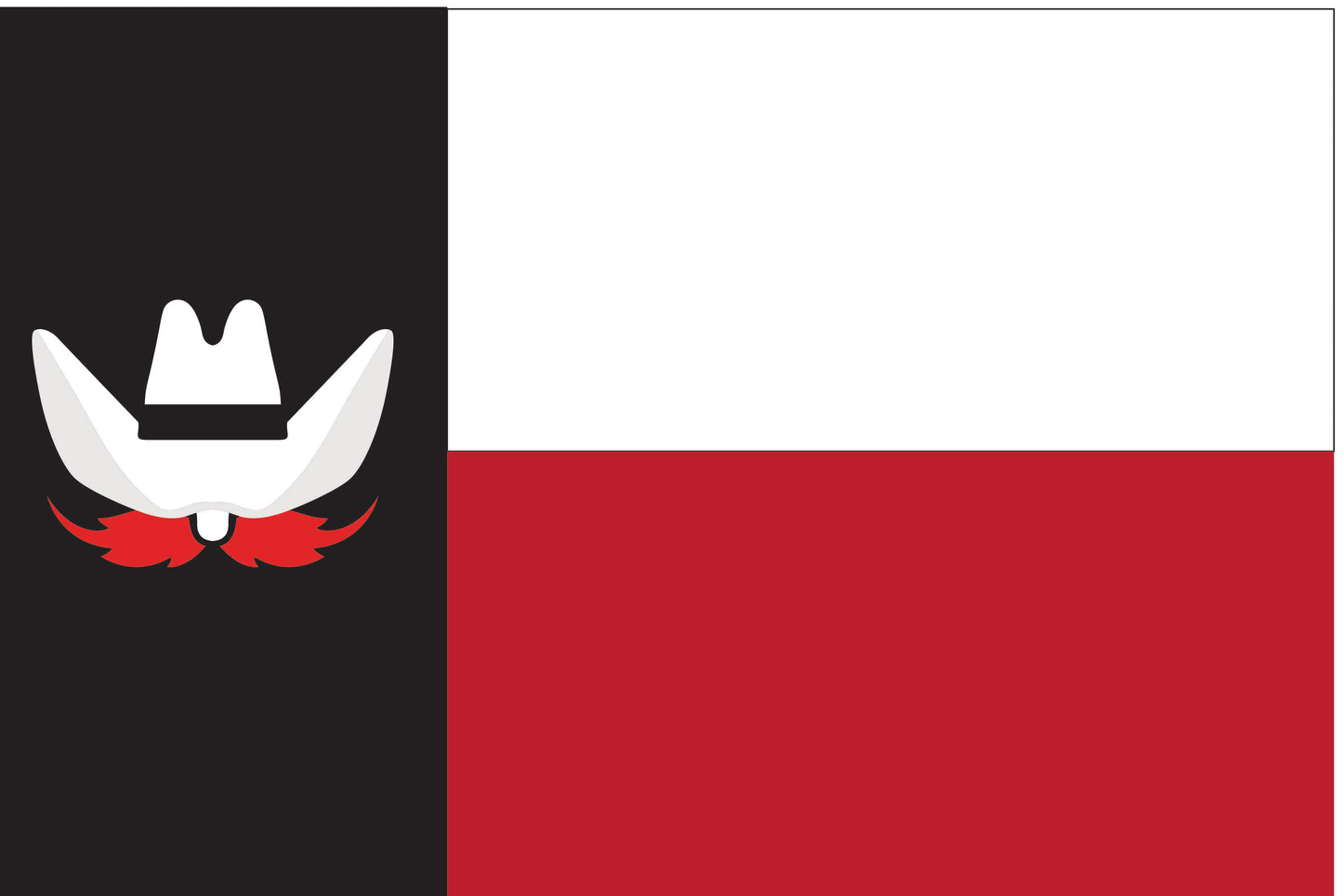 Pardner Flag Decal