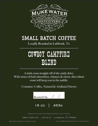 Mukewater Outfitters Small Batch Coffee